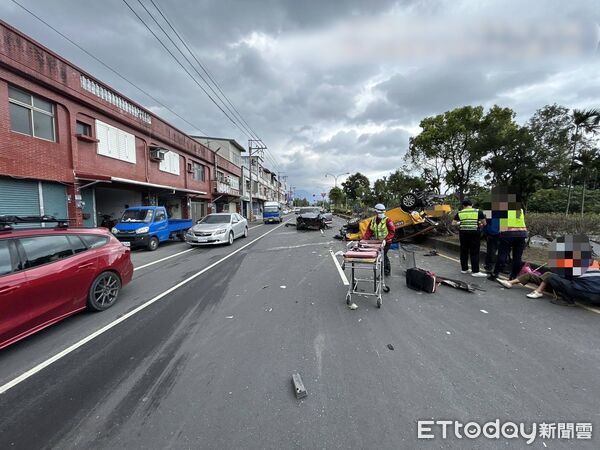 ▲▼花蓮台9線車禍。(圖/記者王兆麟翻攝)