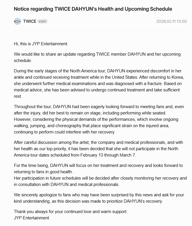 ▲▼多賢。(圖/翻攝自JYP Entertainment)