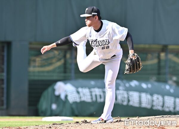 ▲▼ 2026WBC經典賽中華隊自辦熱身賽,曾峻岳。(圖/記者李毓康攝)