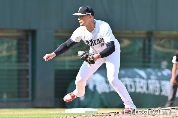 ▲▼2026WBC經典賽中華隊自辦熱身賽,林凱威。(圖/記者李毓康攝)