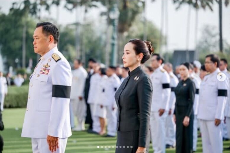 ▲▼泰看守總理阿努廷與小20歲女友塔納農(Thananon Niramit)結婚。(圖/翻攝IG/jaa.thananon)