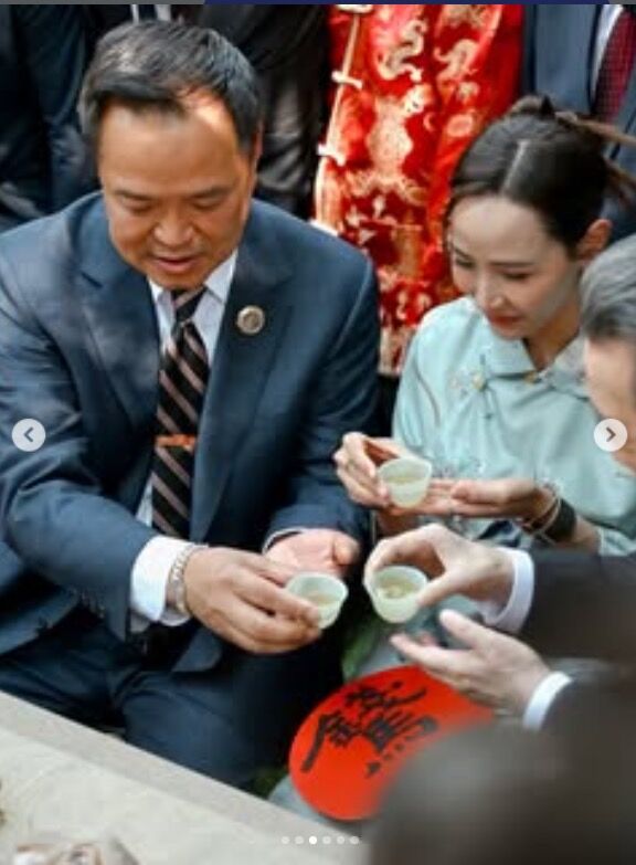 ▲▼泰看守總理阿努廷與小20歲女友塔納農(Thananon Niramit)結婚。(圖/翻攝IG/jaa.thananon)