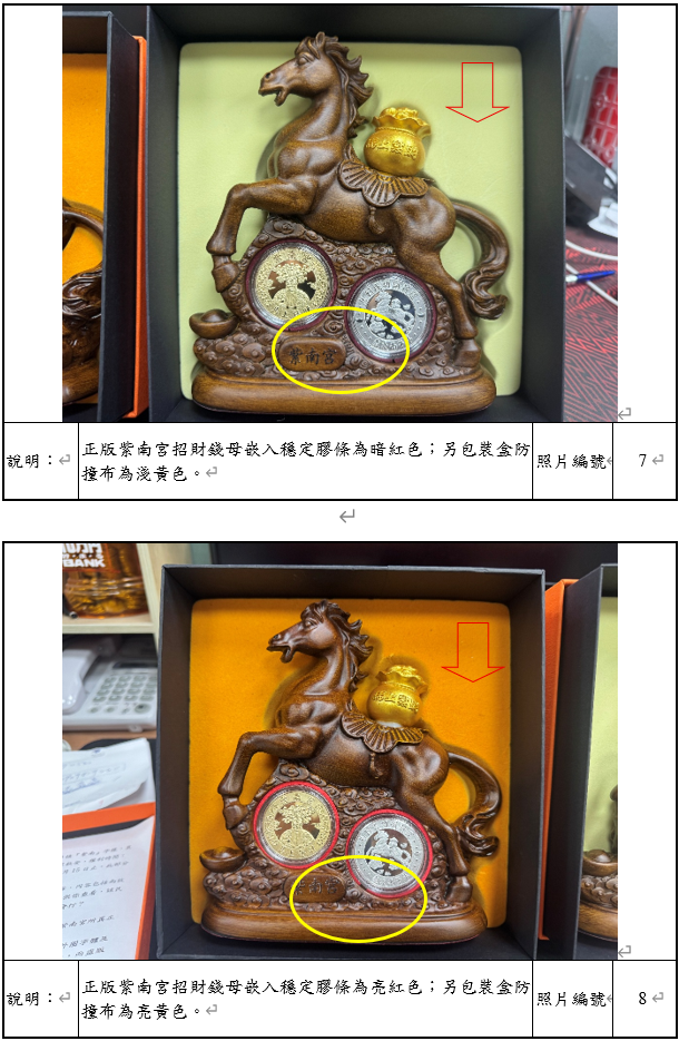 ▲▼南投紫南宮馬年假錢母。(圖/記者高堂堯翻攝)