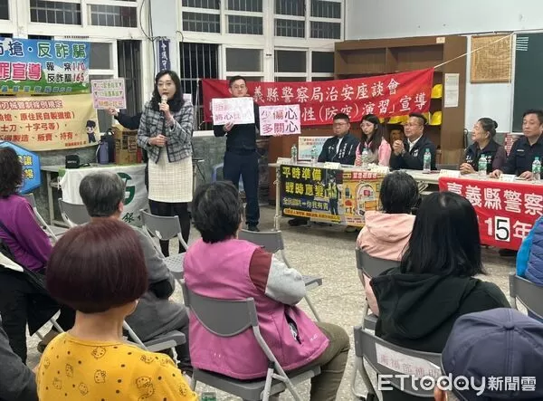 ▲▼ 民雄分局推智慧社區:從防詐騙到社區共治全面宣導 。(圖/民雄分局提供)