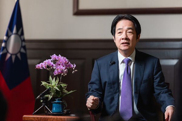 ▲▼賴清德總統接受「法新社」(AFP)全球新聞總監Philip Chetwynd及台北分社社長Allison Jackson專訪。(圖/翻攝總統府官網)