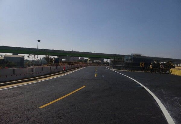 ▲桃園捷運綠線北機廠替代道路,春節開通