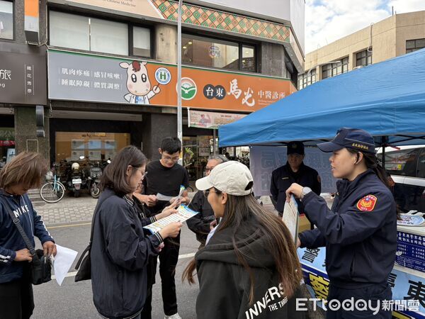 ▲台東警機動派出所即時守護。(圖/記者楊晨東翻攝)