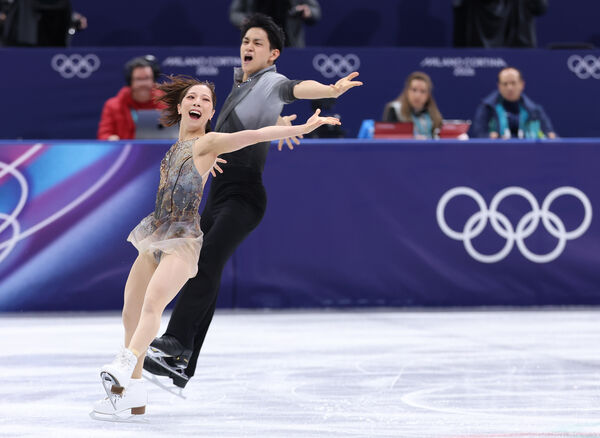 ▲日本雙人花滑寫歷史,三浦璃來、木原龍一逆轉奪冬奧金牌。(圖/達志影像/美聯社)