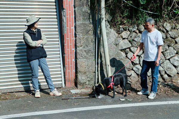 ▲▼蔡英文春節爬山走春,分享了她的山上狗朋友們。(圖/蔡英文辦公室提供)