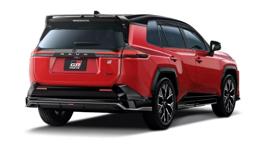 ▲TOYOTA御用改裝TRD套件為RAV4 GR Sport增添更多殺氣。(圖/翻攝自TOYOTA)
