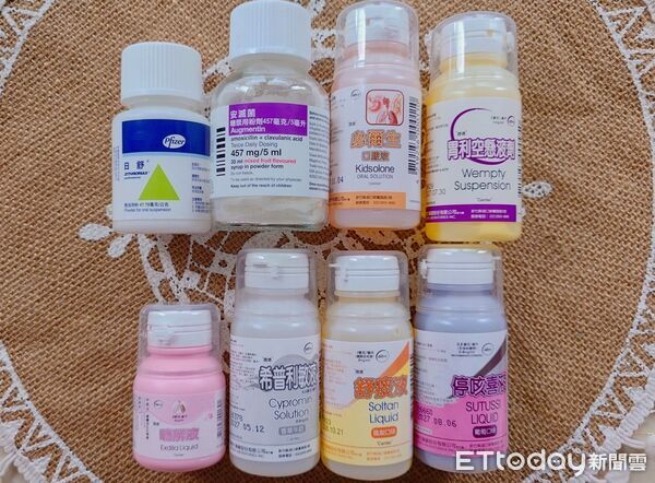 ▲▼咳嗽藥水。(圖/阿包醫生陪你養寶包 - 小兒科巫漢盟醫師授權提供)