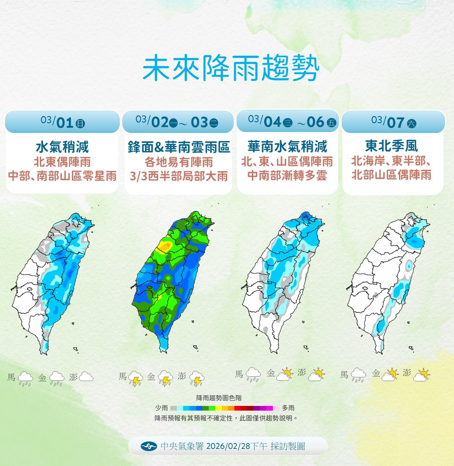 ▲▼天氣。(圖/氣象署提供)