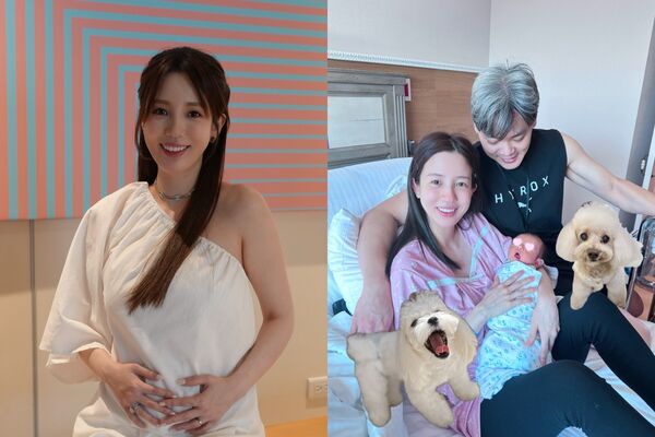 ▲▼愛雅產後揪閨蜜「試喝母奶」阿喜曝真實感想。(圖/翻攝自Instagram/aiyachang1988)