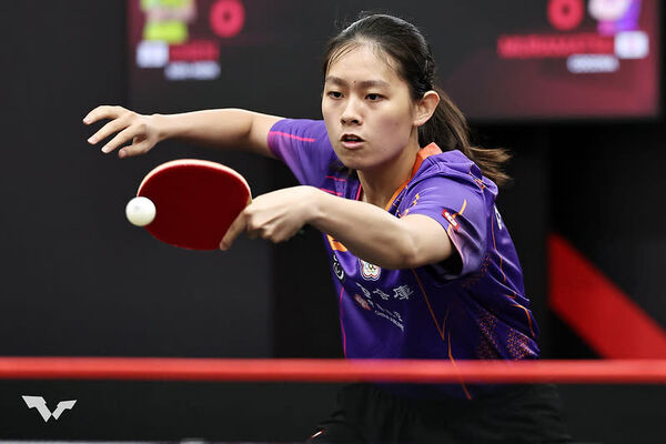 ▲16歲台灣桌球小將陳忞。(圖/翻攝自WTT官網)