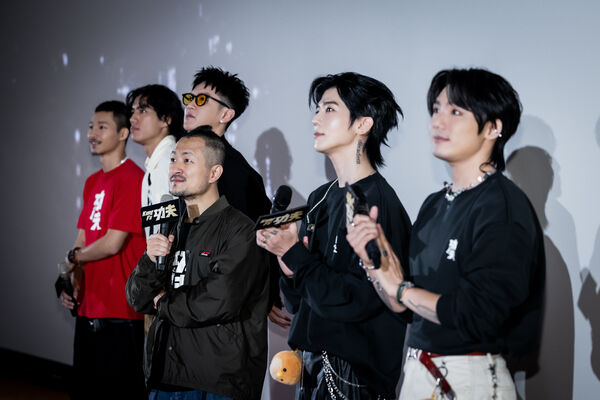 ▲柯震東、嚴藝文出席《功夫》主題曲場謝票。(圖/麻吉砥加提供)