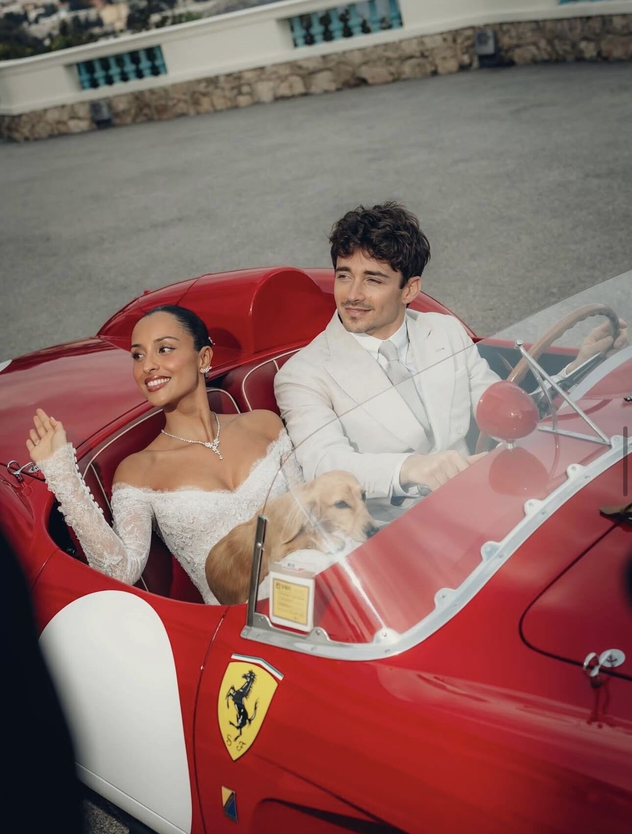 ▲▼法拉利男神結婚 。(圖/翻攝IG)