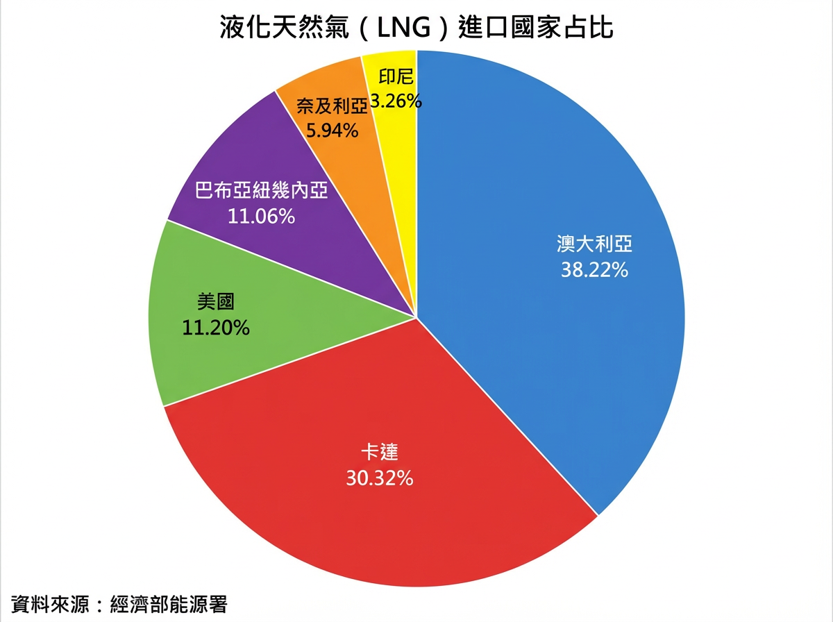 ▲▼LNG進口概況。(AI協作圖/記者陳瑩欣製作,經編輯審核)