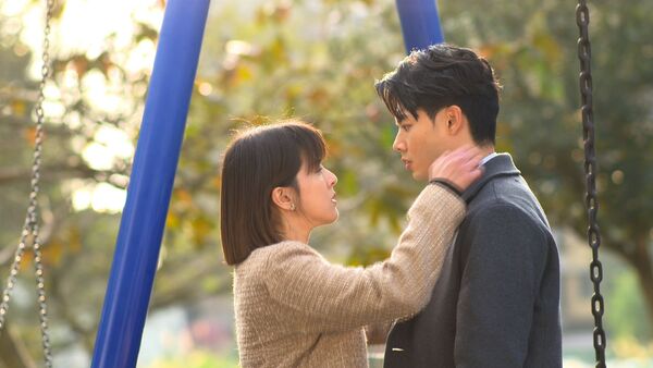 ▲蘇晏霈在《豆腐媽媽》與羅子惟情感大躍進。(圖/民視提供)