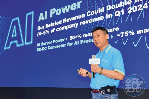 台達電的電力解決方案成為AI時代的重要基礎設備。