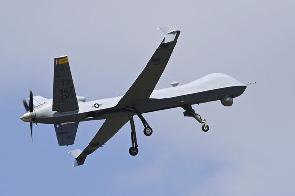 ▲▼ 美軍MQ-9「死神」無人機(MQ-9 Reaper)。(圖/達志影像/美聯社)