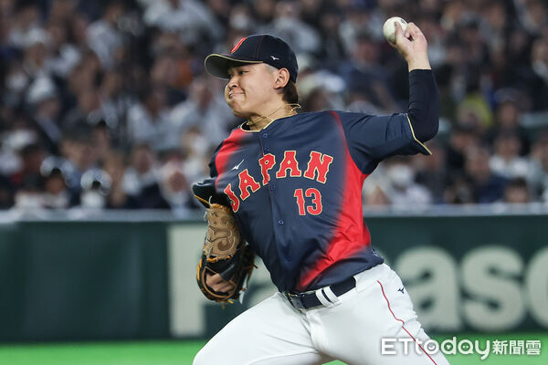 ▲日本隊投手宮城大彌。(圖/記者林敬旻攝)