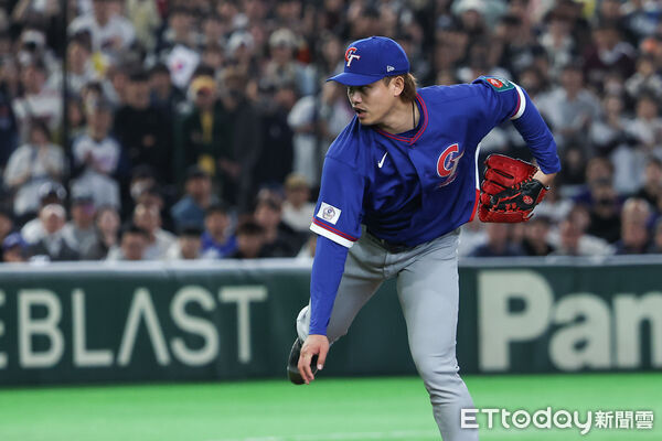 ▲中華隊投手張奕。(圖/記者林敬旻攝)