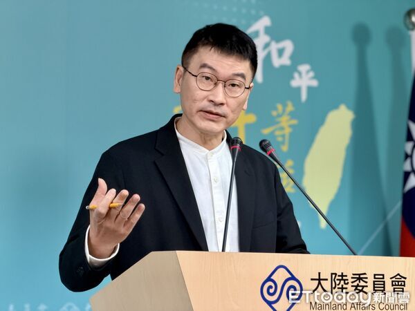 ▲▼陸委會副主委、發言人梁文傑。(圖/記者蔡紹堅攝)