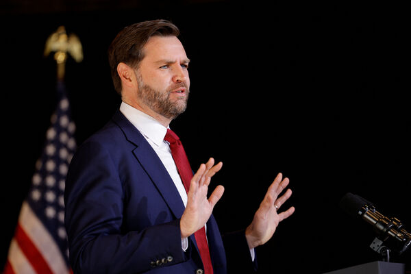 ▲▼美國副總統范斯(JD Vance)。(圖/路透)