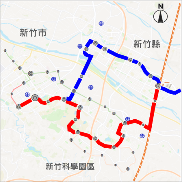 ▲大新竹輕軌紅藍線整合可行性研究決標 。(圖/新竹市交通處)