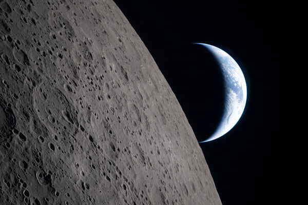▲▼美國國家航空暨太空總署(NASA)公布「阿提米絲2號」(Artemis II)任務的最新影像。(圖/路透)