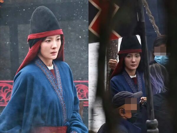 ▲▼楊冪主演歷史劇《江山大同》,少女造型被代拍業者搶先曝光。(圖/翻攝自微博)