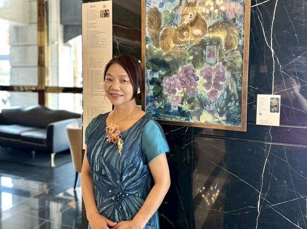 ▲來「福容桃園」看畫展、品大龍門桃園三味