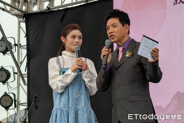 ▲朱海君、陳凱倫出席玉梅十周年音樂會。(圖/記者林敬旻攝)