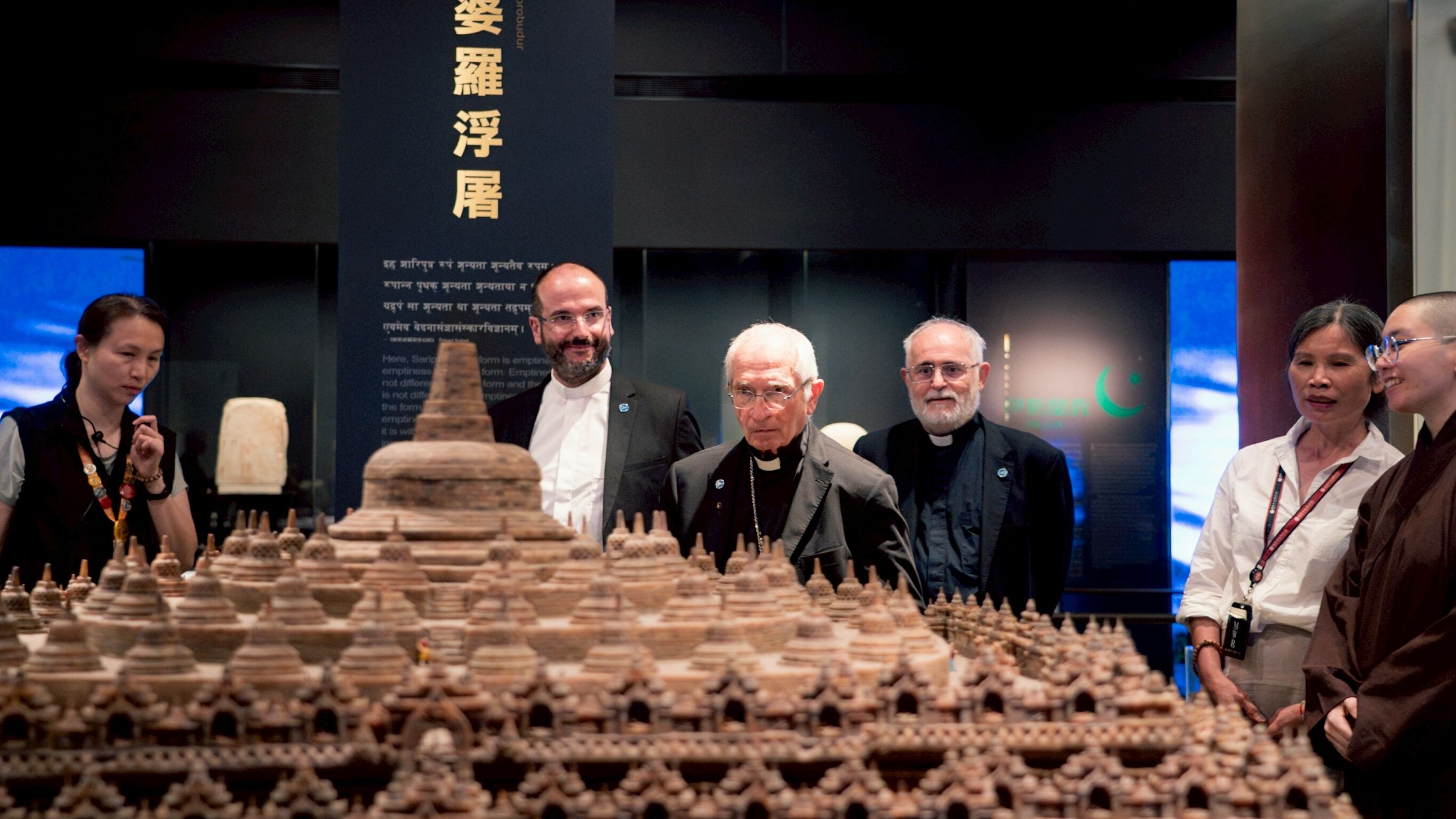▲梵蒂岡宗教代表參訪宗博館。(圖/世界宗教博物館提供)