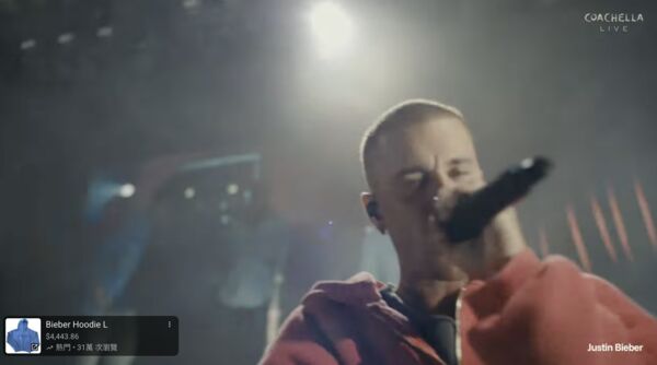 ▲小賈斯汀登上2026科切拉音樂節。(圖/翻攝自YouTube/Coachella)