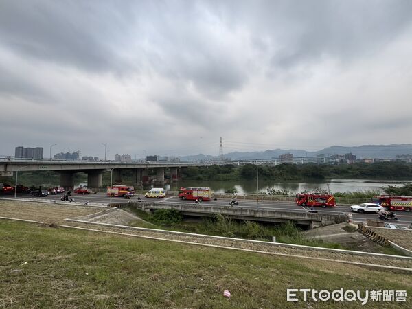 ▲▼現役空軍藍姓女軍官墜橋失蹤2日,找到時已明顯死亡 。(圖/記者陳以昇翻攝)