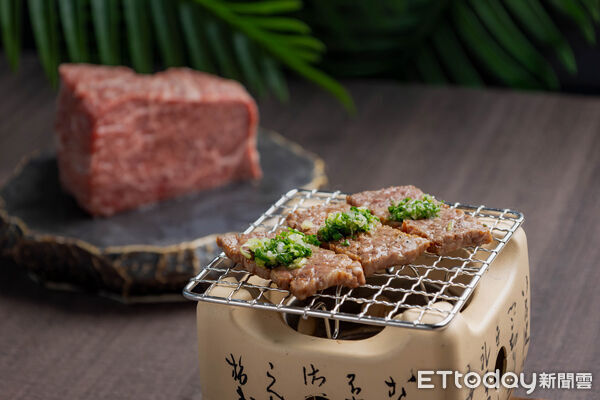▲SERENA全日餐廳推石垣牛主題餐點,上圖為「燒烤石垣牛肉」。(圖/高雄日航酒店提供)