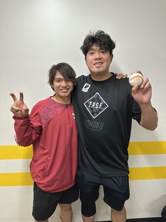 ▲日職樂天金鷲台灣投手宋家豪締造罕見「1球勝」 。(圖/翻攝自樂天金鷲x)