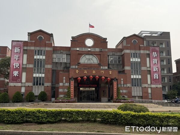▲▼ 金門縣議會澄清總預算審議進度。(圖/記者鄭逢時攝)