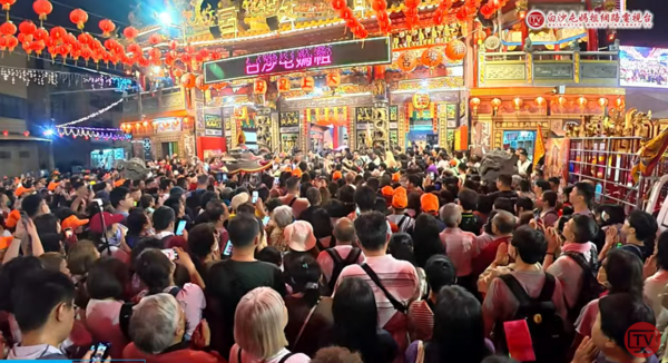 ▲白沙屯媽祖首度駐駕溪湖福安宮。(圖/翻攝自白沙屯媽祖網路電視台)
