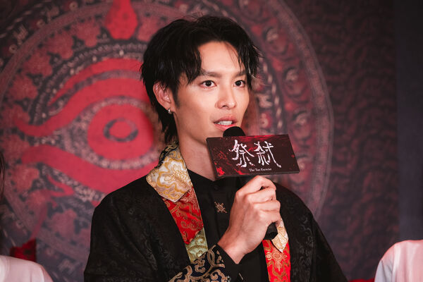 ▲▼《祭弒》導演邱晧洲、主演曹佑寧、項婕如、特別演出林襄,出席西門主題展揭幕活動照。(圖/威視提供)