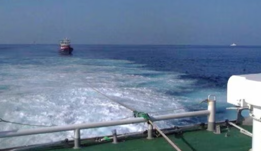 ▲▼台灣籍漁船「引擎故障」受困釣魚台海域。(圖/第11管區海上保安本部)