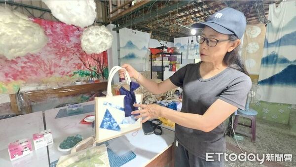 ▲▼ 點亮中埔靛藍美學 「藍染復興共好計劃」啟動 7 條深度遊程跨村共榮 。(圖/記者翁伊森攝)