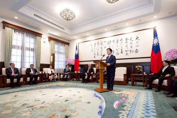 ▲▼總統賴清德接見2026年「戰略暨國際研究中心」(CSIS)訪問團。(圖/總統府提供)