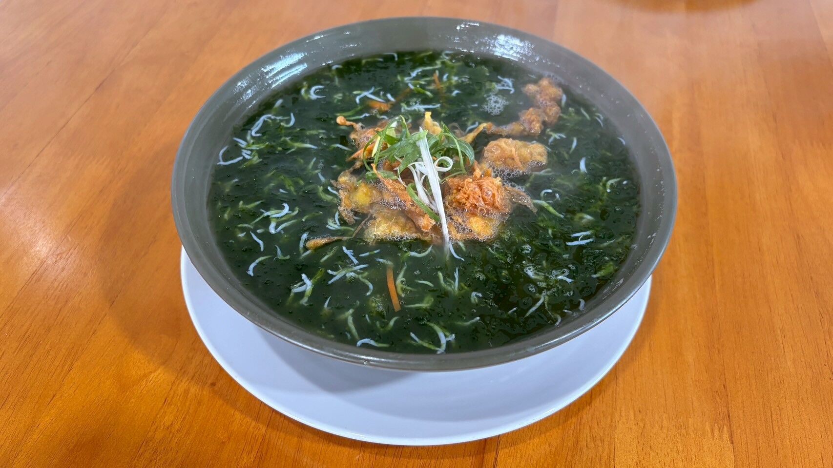 ▲東北角青海菜鮮美上桌。(圖/翻攝自新北市漁業處官網)