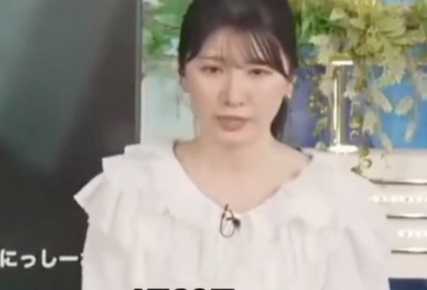 ▲▼ 日本女主播「一秒」變臉播報地震 。(圖/翻攝 新京報)