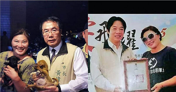 「九年九班受虐犬園區」前園長徐滿惠,曾獲得台南前後任市長賴清德、黃偉哲認證,園區卻遭爆照顧不周,徐滿惠如今卻要接手「森林狗園」的動物。(圖/翻攝自徐滿惠臉書)