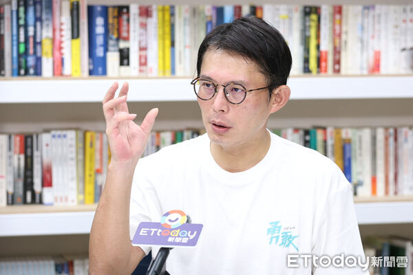 ▲黃國昌專訪。(圖/記者林敬旻攝)