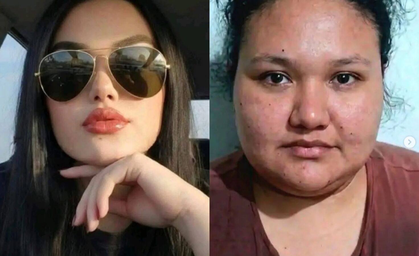▲墨西哥女子歐蘭特絲本人與IG照片差太多,警方一度找不到人。(圖/翻攝IG)