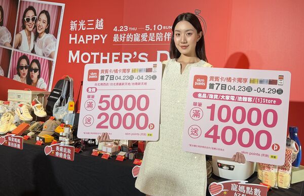 ▲新光三越母親節檔期優惠。(圖/業者提供)